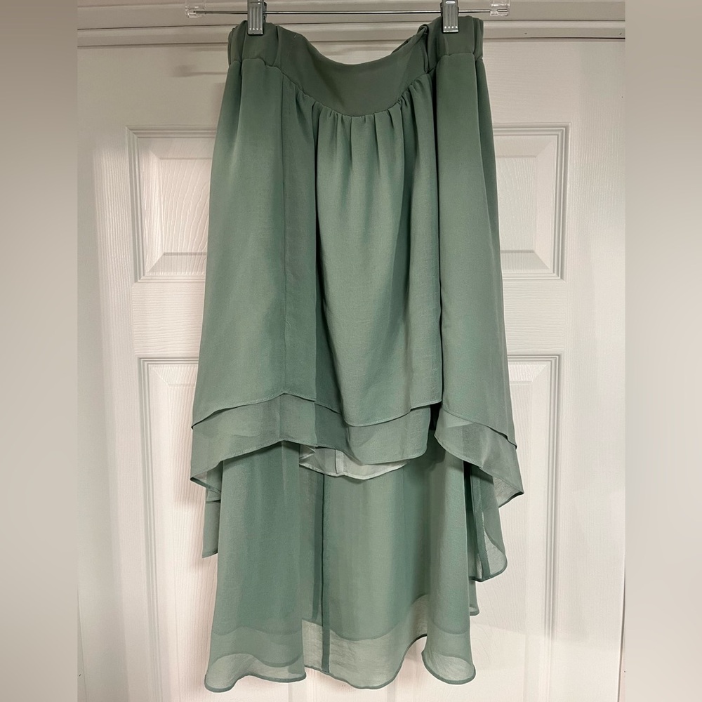 Staring at Stars ✨ high/low Chiffon Skirt